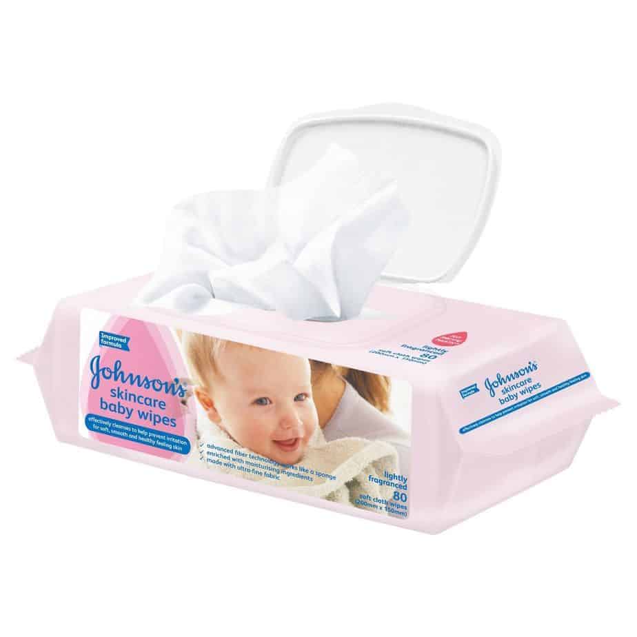 Johnsons baby skincare wipes 84 pcs